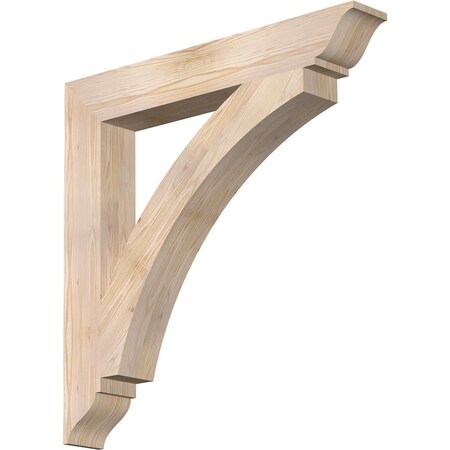 Ekena Millwork Thorton Traditional Smooth Bracket, Douglas Fir, 5 1/2"W x 40"D x 40"H BKT06X40X40THR01SDF